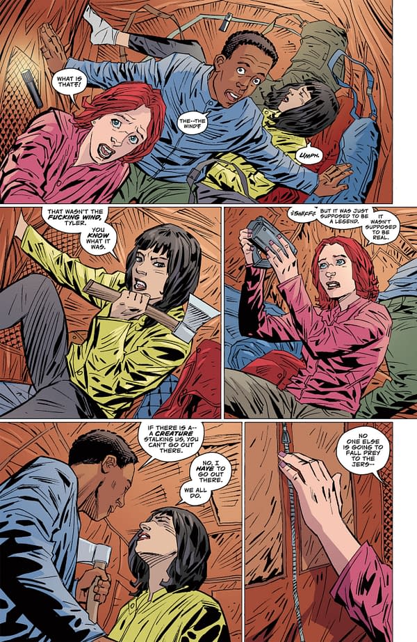 Interior preview page from LET THIS ONE BE A DEVIL #4 BRAD SIMPSON COVER
