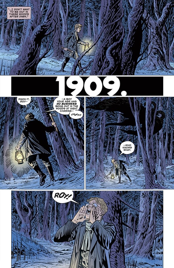 Interior preview page from LET THIS ONE BE A DEVIL #4 BRAD SIMPSON COVER