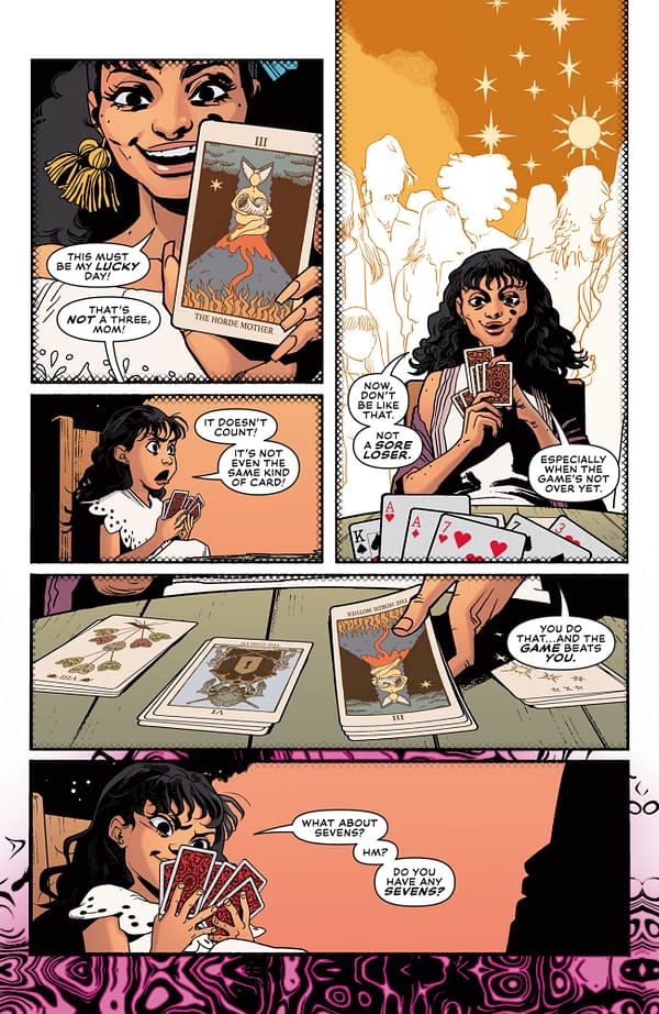 Interior preview page from ARCANA ROYALE #2 JOSH REED COVER