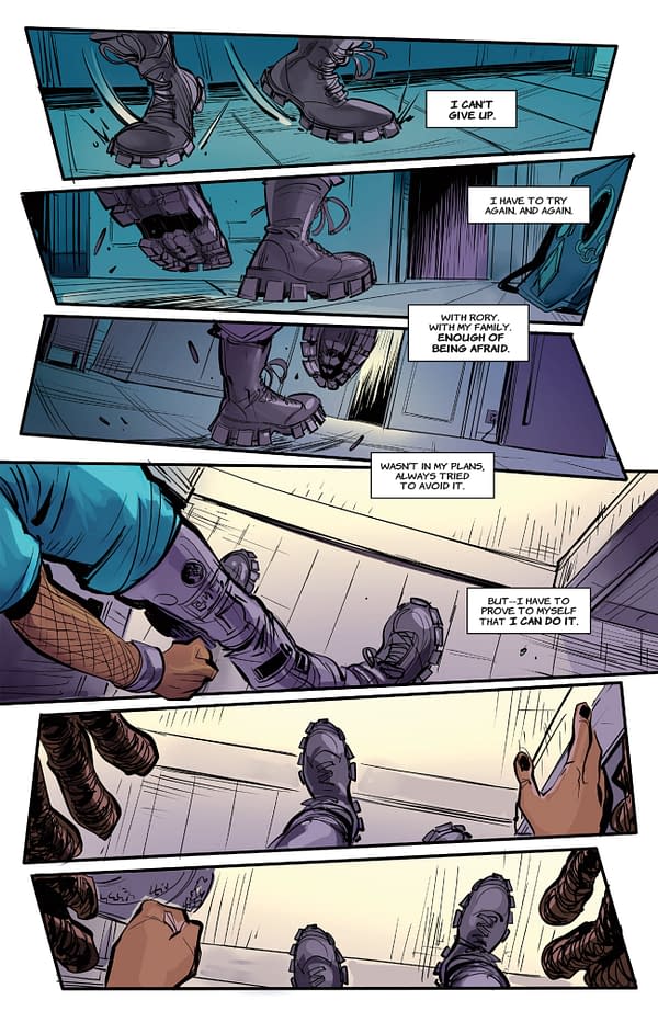 Interior preview page from YOU NEVER HEARD OF ME #5 IOLANDA ZANFARDINO COVER
