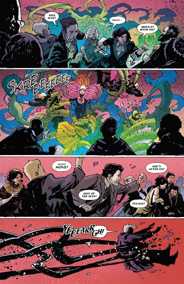 Interior preview page from OUR BRILLIANT RUIN: HORROR AT CRANE MANSION #3 FRANK CVETKOVIC COVER