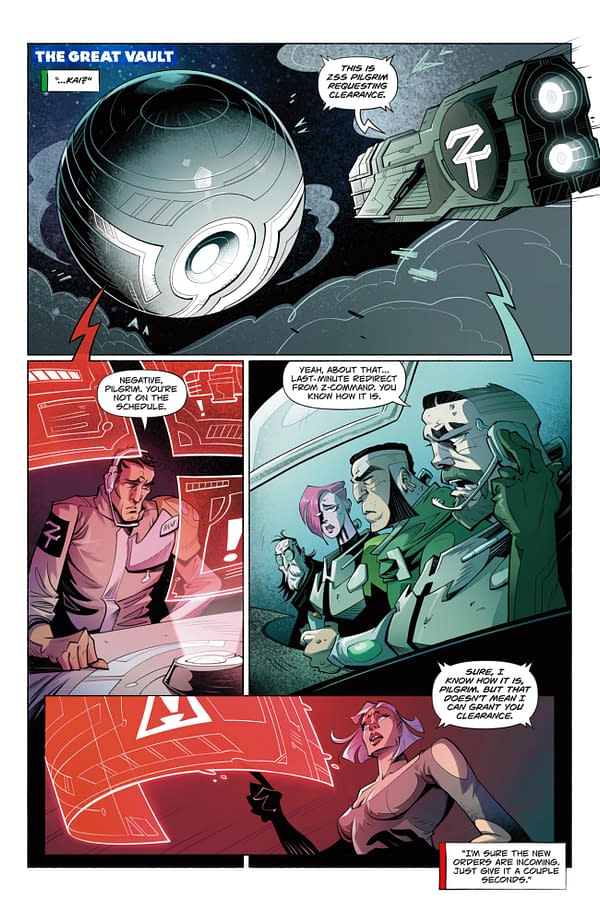 Interior preview page from ARCBOUND #5 RYAN SMALLMAN COVER
