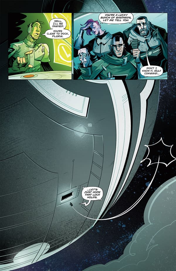 Interior preview page from ARCBOUND #5 RYAN SMALLMAN COVER
