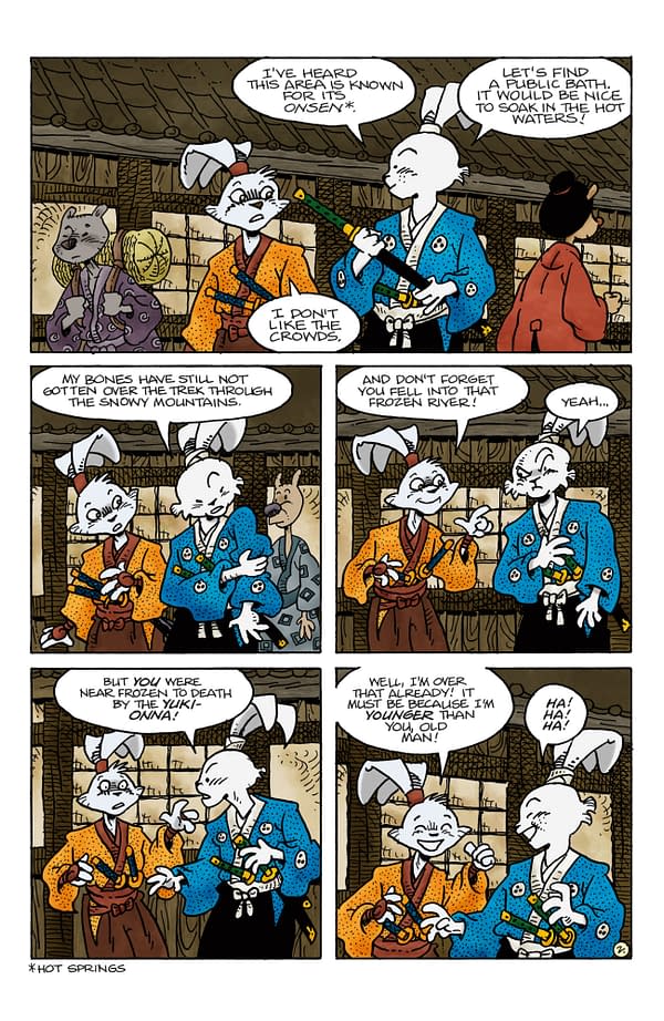 Interior preview page from USAGI YOJIMBO: TEN THOUSAND PLUMS #4 EMI FUJII COVER
