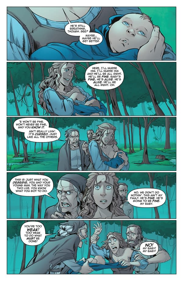 Interior preview page from CRITICAL ROLE: VOX MACHINA ORIGINS I #1 CHRIS NORTHROP COVER