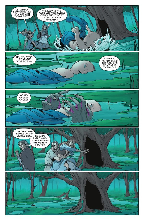 Interior preview page from CRITICAL ROLE: VOX MACHINA ORIGINS I #1 CHRIS NORTHROP COVER
