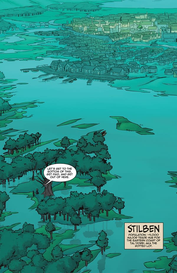 Interior preview page from CRITICAL ROLE: VOX MACHINA ORIGINS I #1 CHRIS NORTHROP COVER