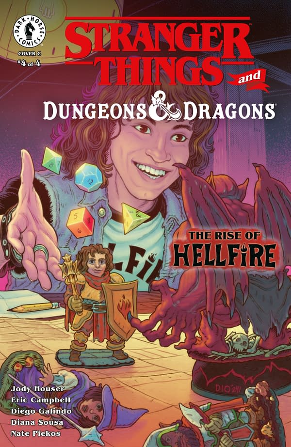 Cover image for Stranger Things and Dungeons & Dragons: The Rise of Hellfire #4 (CVR C) (Daniel IriZarri)