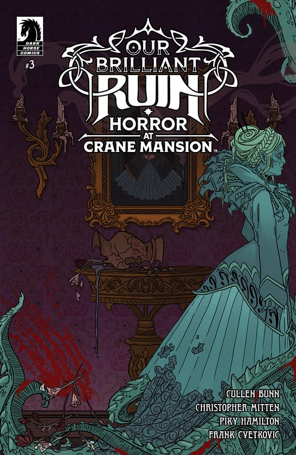 Cover image for OUR BRILLIANT RUIN: HORROR AT CRANE MANSION #3 FRANK CVETKOVIC COVER