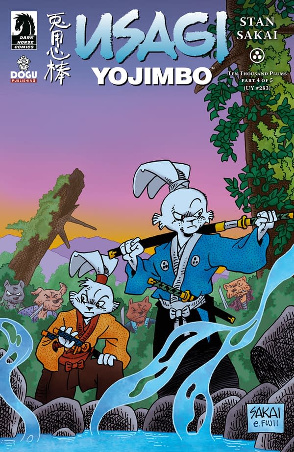 Cover image for USAGI YOJIMBO: TEN THOUSAND PLUMS #4 EMI FUJII COVER