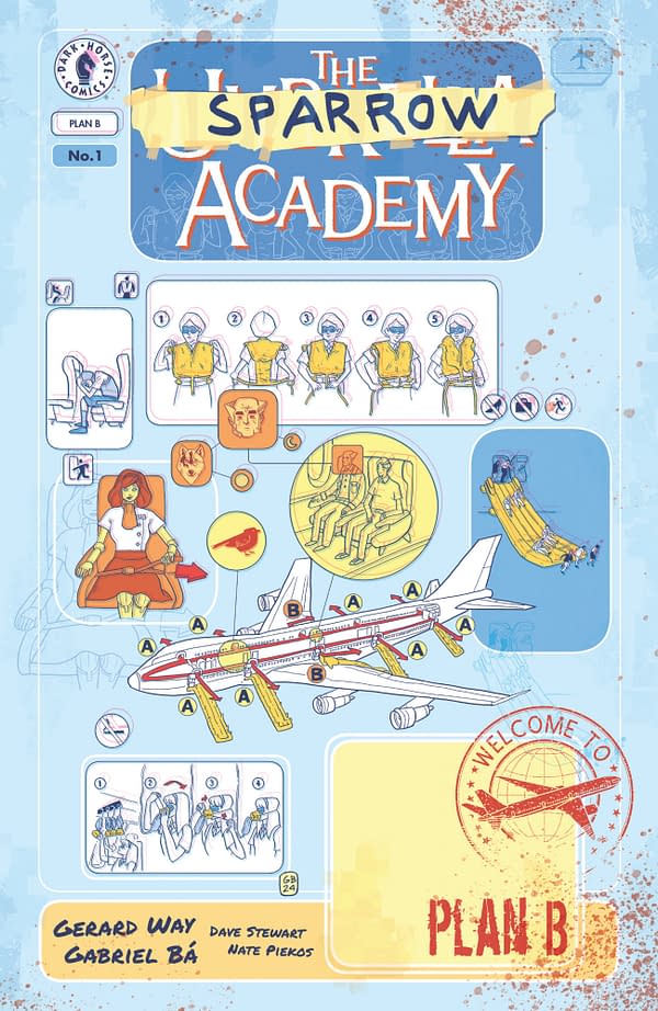 Cover image for THE UMBRELLA ACADEMY: PLAN B #1 DAVE STEWART COVER