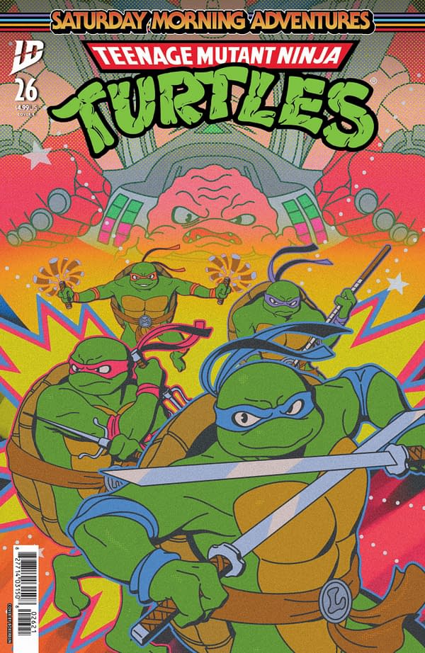 Cover image for Teenage Mutant Ninja Turtles: Saturday Morning Adventures #26 Variant B (Boxerbun)
