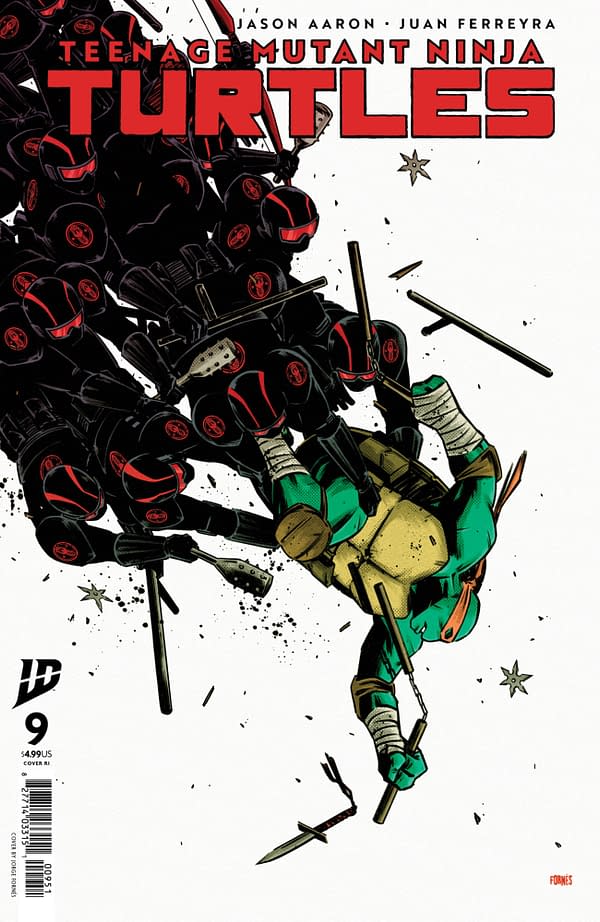 Cover image for TEENAGE MUTANT NINJA TURTLES #9 JORGE FORNéS COVER