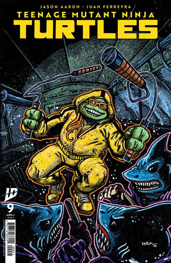Cover image for Teenage Mutant Ninja Turtles #9 Variant B (Eastman)