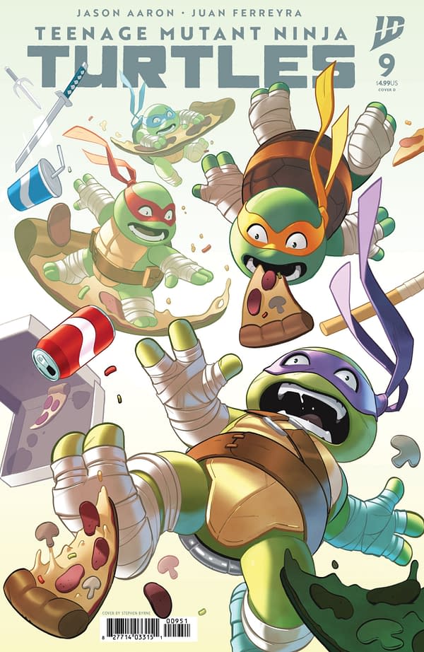 Cover image for Teenage Mutant Ninja Turtles #9 Variant D (Byrne)