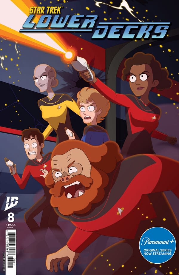 Cover image for STAR TREK: LOWER DECKS #8 ROBBY COOK COVER