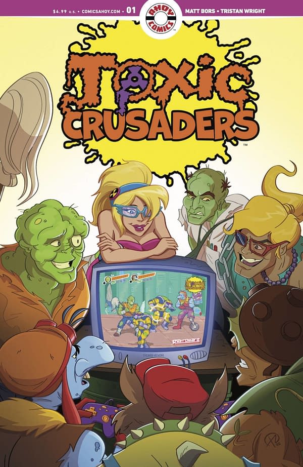 Cover image for TOXIC CRUSADERS #1 (OF 5) CVR C 5 COPY INCV RETROWARE GAME (