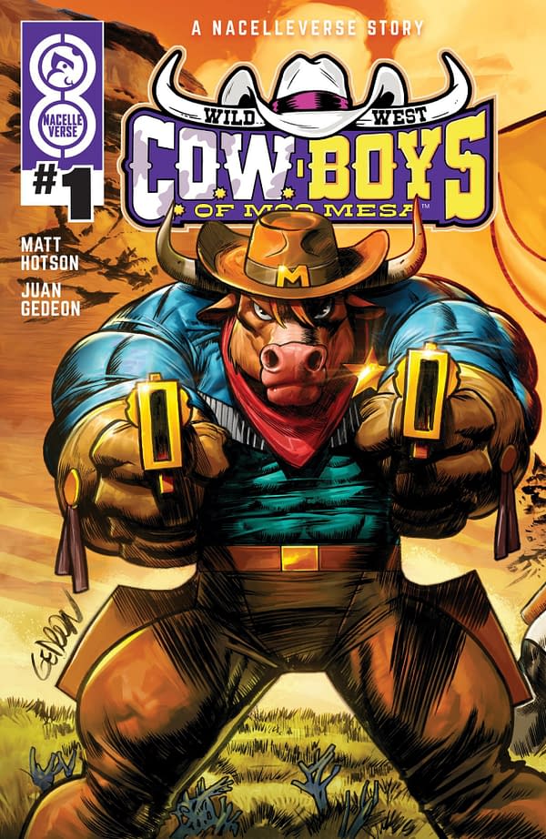 Cover image for WILD WEST COW BOYS OF MOO MESA #1 (OF 4) CVR A GEDEON