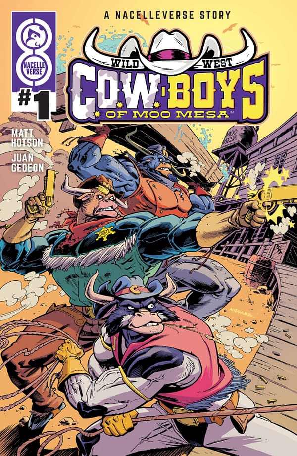 Cover image for WILD WEST COW BOYS OF MOO MESA #1 (OF 4) CVR B KRAHNKE