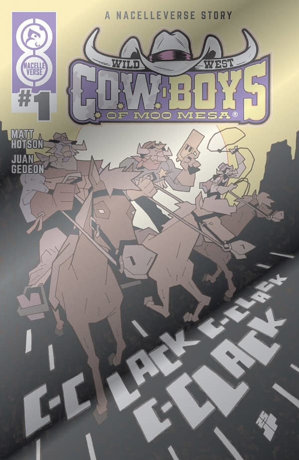 Cover image for WILD WEST COW BOYS OF MOO MESA #1 (OF 4) CVR F PALMER FOIL
