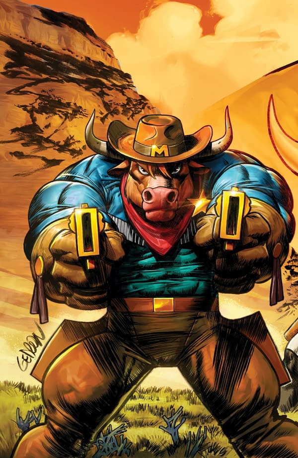 Cover image for WILD WEST COW BOYS OF MOO MESA #1 (OF 4) CVR G 10 COPY INC I