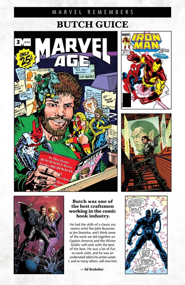 Marvel Pasy Tribute To Butch Guice