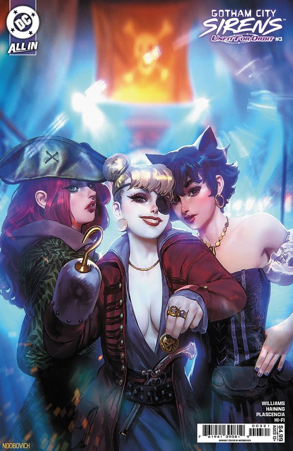 Cover image for Gotham City Sirens: Unfit for Orbit #3