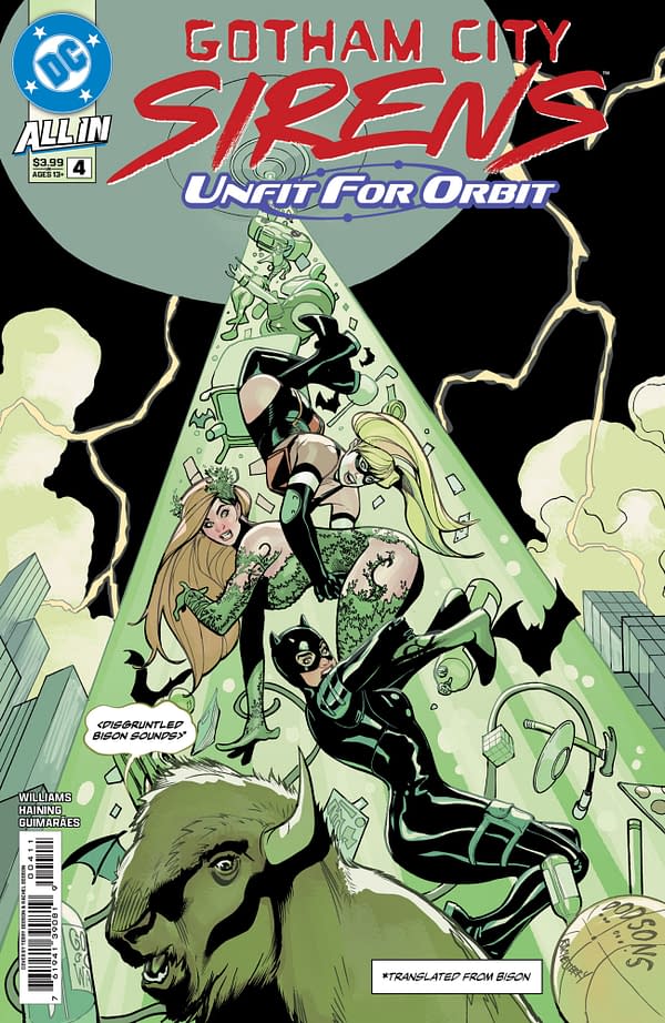 Cover image for Gotham City Sirens: Unfit for Orbit #4