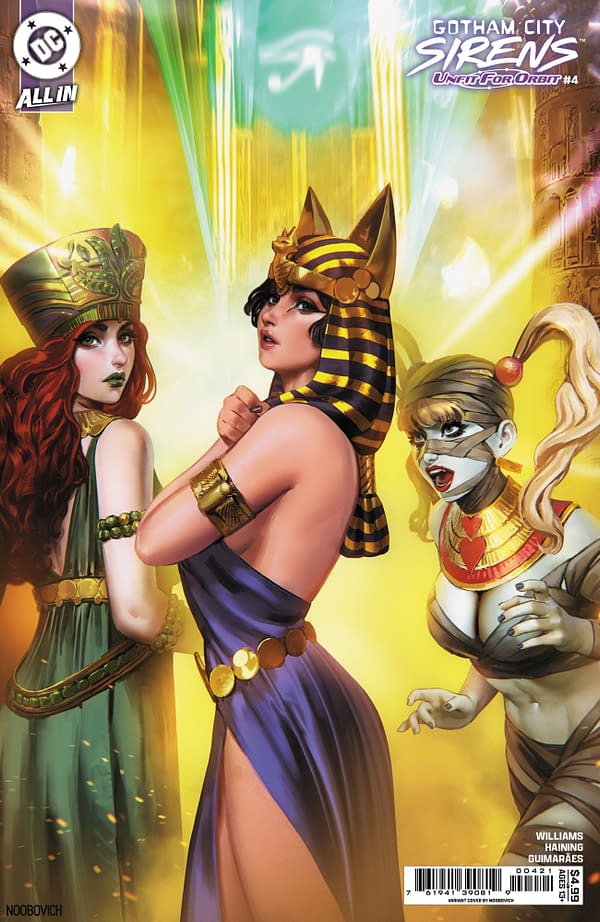 Cover image for Gotham City Sirens: Unfit for Orbit #4