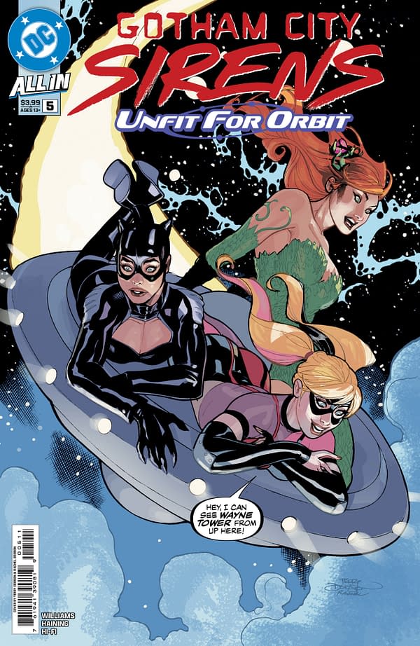 Cover image for Gotham City Sirens: Unfit For Orbit #5