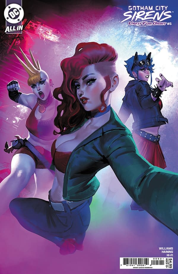 Cover image for Gotham City Sirens: Unfit For Orbit #5