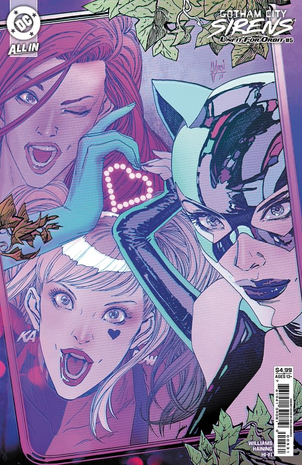 Cover image for Gotham City Sirens: Unfit For Orbit #5