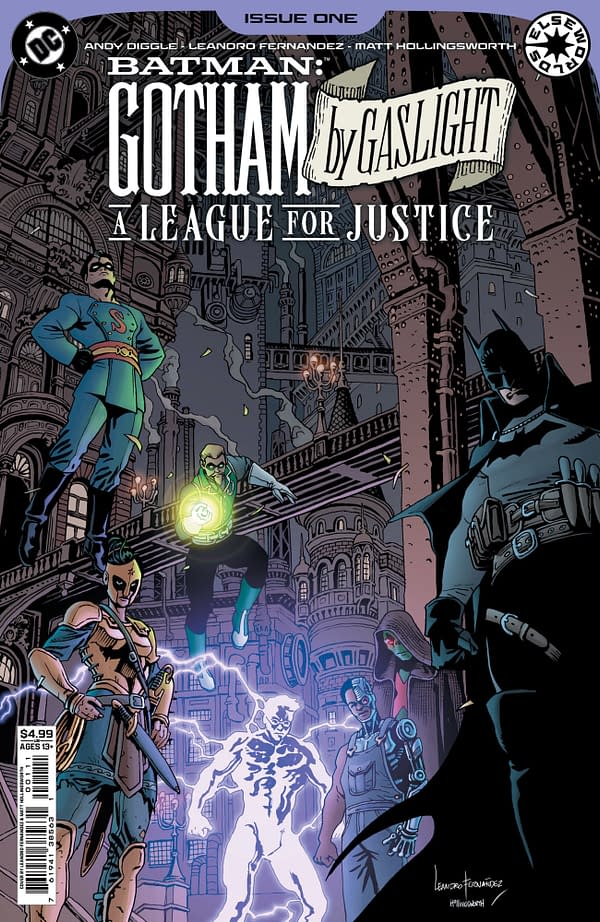 Cover image for Batman: Gotham by Gaslight - A League for Justice #1