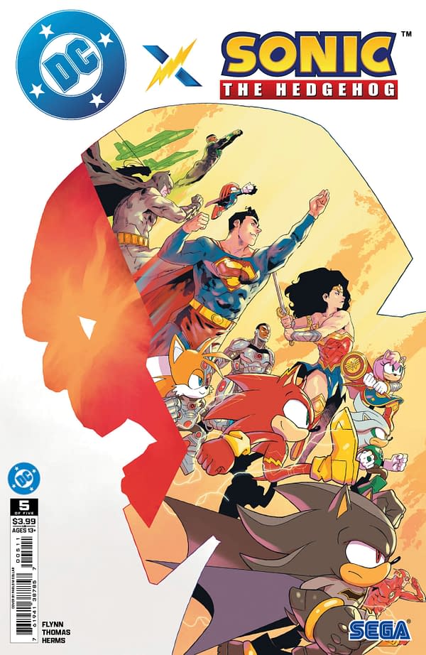 Cover image for DC x Sonic The Hedgehog #5