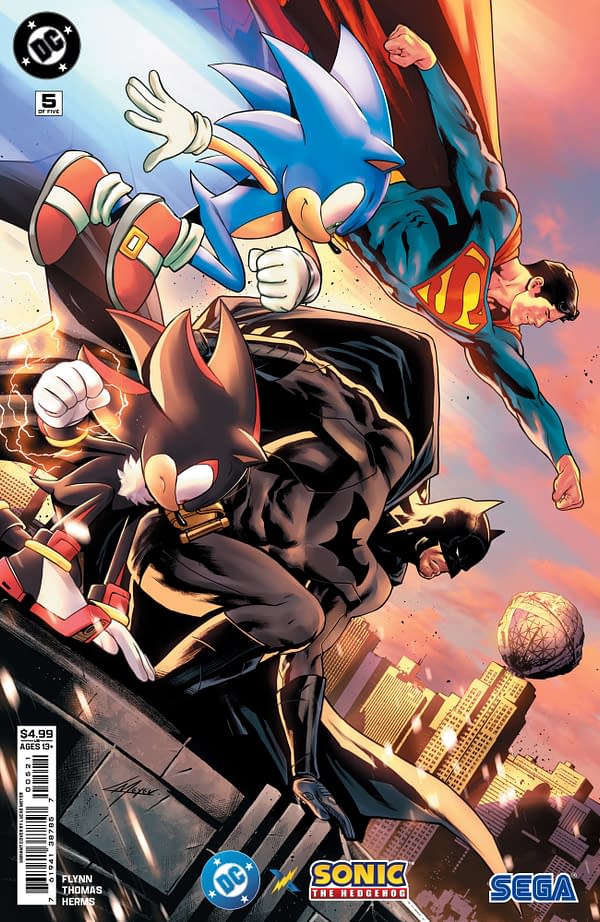 Cover image for DC x Sonic The Hedgehog #5