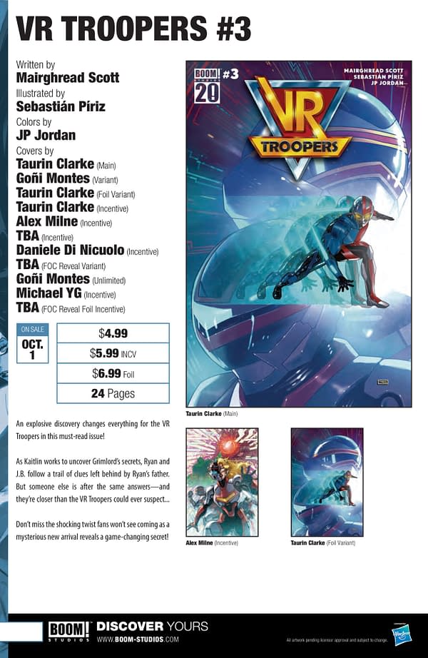 Boom Studios October 2025