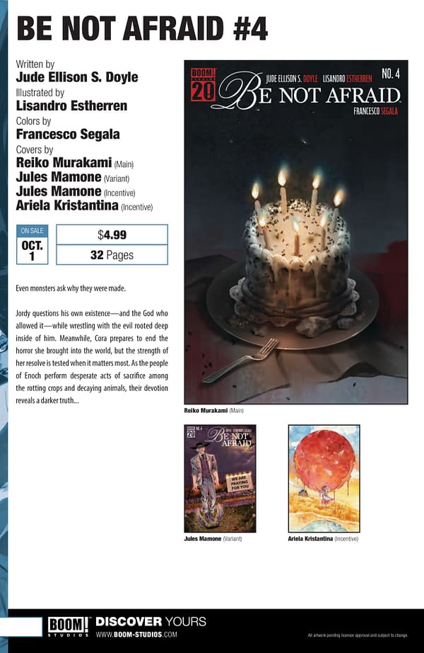 Boom Studios October 2025