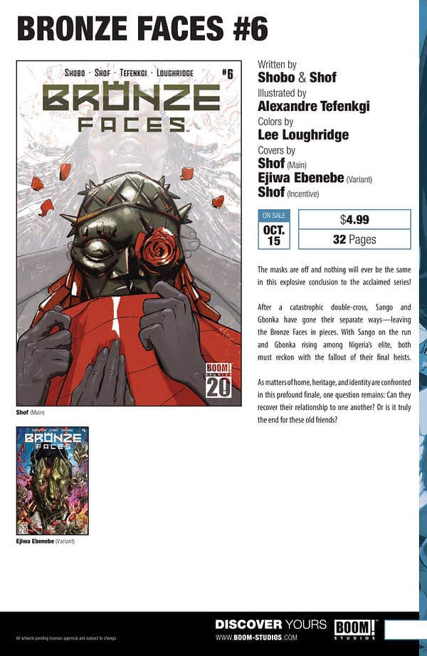 Boom Studios October 2025
