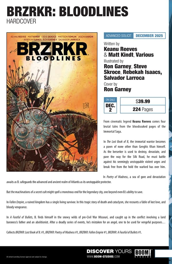 Boom Studios October 2025