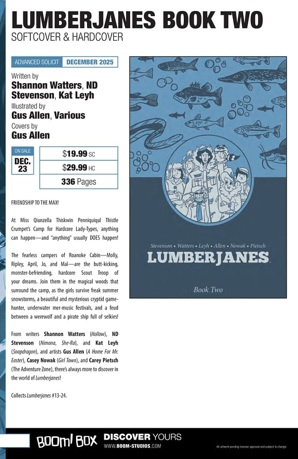 Boom Studios October 2025