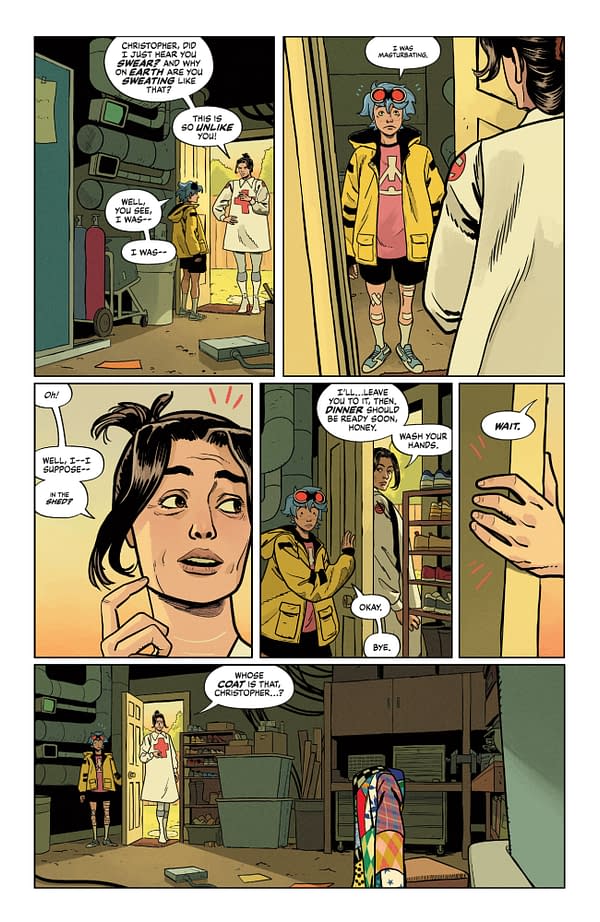 Interior preview page from CHRISTOPHER CHAOS: CHILDREN OF THE NIGHT #2 MIQUEL MUERTO COVER