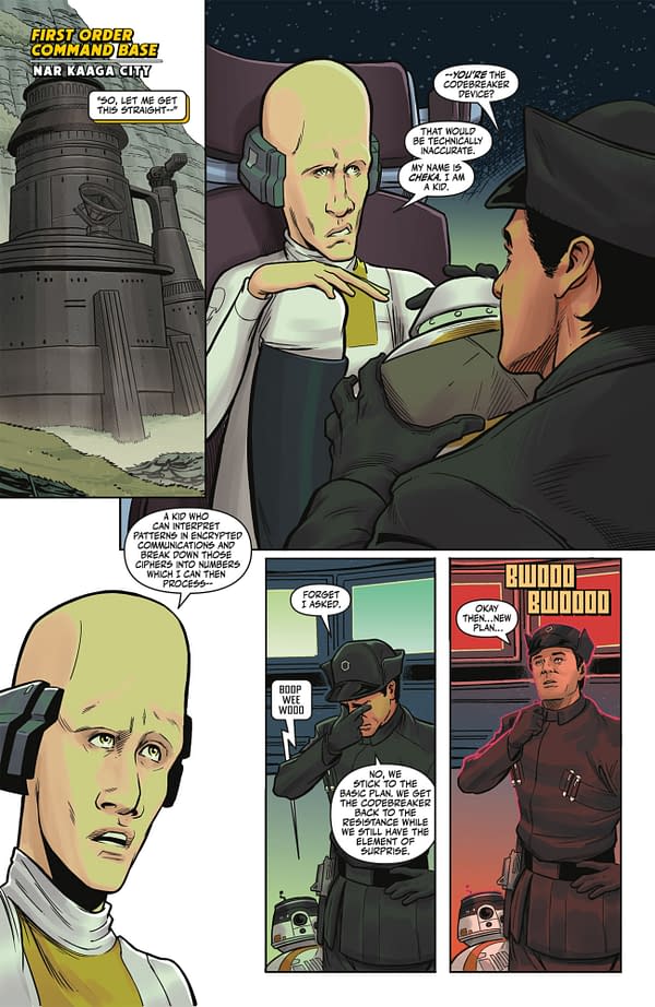 Interior preview page from STAR WARS: HYPERSPACE STORIES--CODEBREAKER #2 NICOLA RIGHI COVER