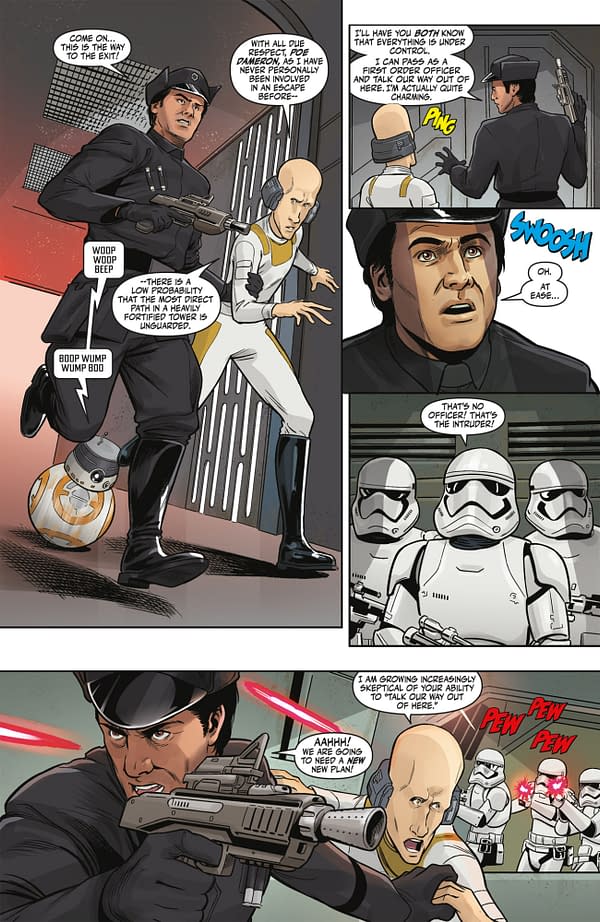 Interior preview page from STAR WARS: HYPERSPACE STORIES--CODEBREAKER #2 NICOLA RIGHI COVER