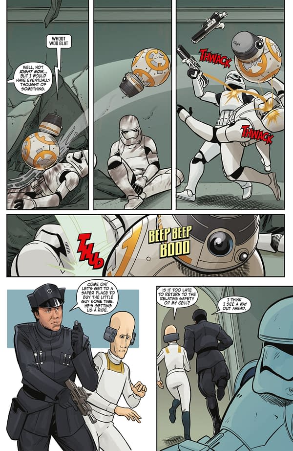 Interior preview page from STAR WARS: HYPERSPACE STORIES--CODEBREAKER #2 NICOLA RIGHI COVER