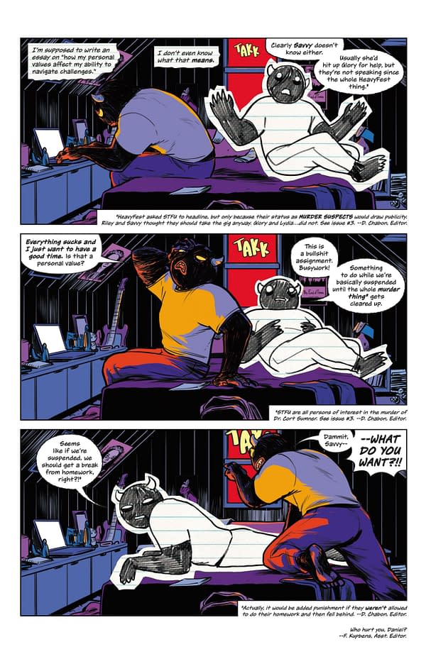 Interior preview page from FML #5 CLAYTON COWLES COVER