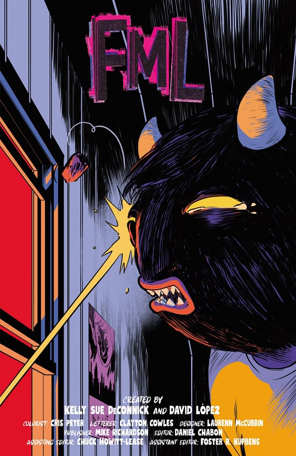 Interior preview page from FML #5 CLAYTON COWLES COVER