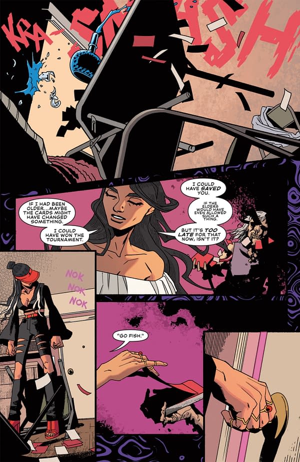 Interior preview page from ARCANA ROYALE #3 JOSH REED COVER