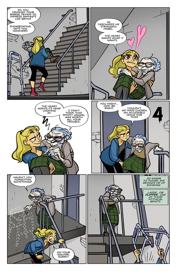 Interior preview page from THE GREAT BRITISH BUMP-OFF: KILL OR BE QUILT #4 JIM CAMPBELL COVER
