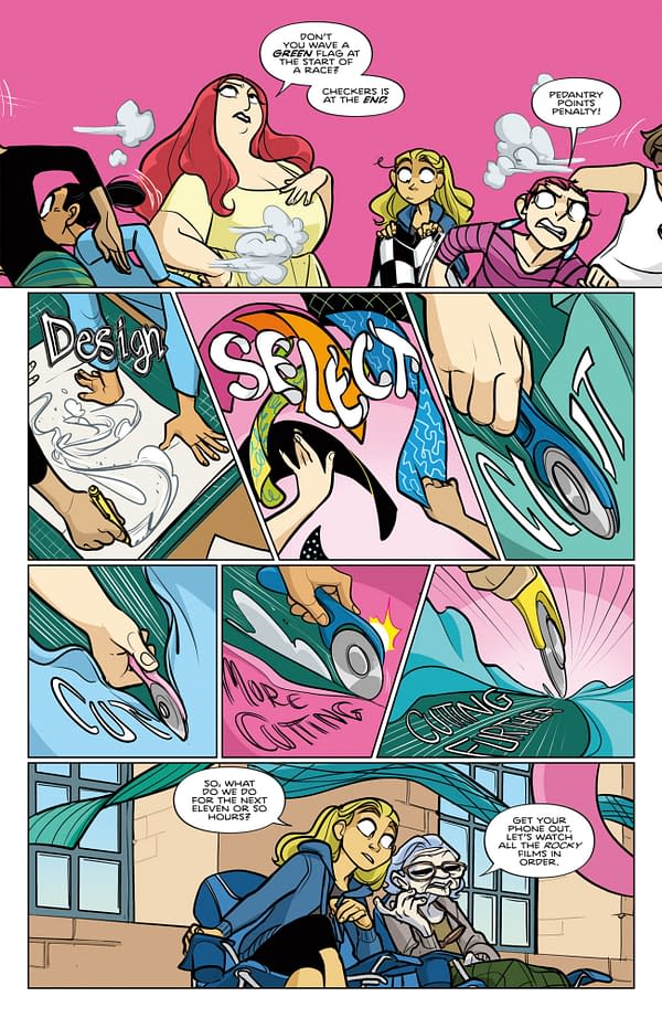 Interior preview page from THE GREAT BRITISH BUMP-OFF: KILL OR BE QUILT #4 JIM CAMPBELL COVER