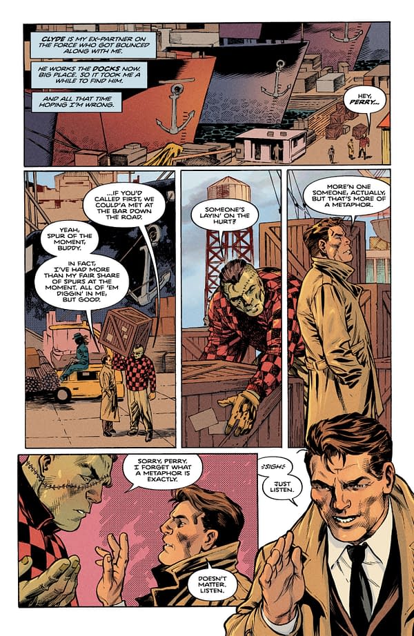 Interior preview page from LOS MONSTRUOS #3 KJ DIAZ COVER